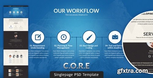ThemeForest - CORE v1.0 - Multipurpose Single Page PSD Template 3838662