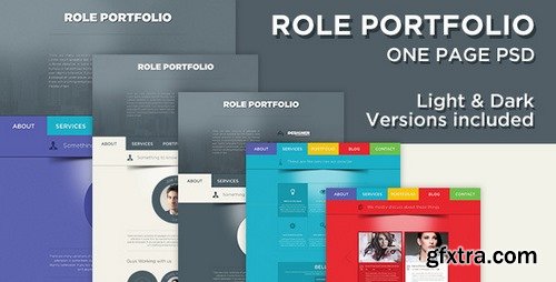 ThemeForest - Role v1.0 - One Page Portfolio PSD Template 5100247