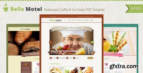 ThemeForest - Bella v1.0 - Restaurant & Bakery PSD 5559073