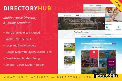 ThemeForest - DirectoryHub - Multipurpose Bootstrap 4 Directory and Listing HTML Template 20442826