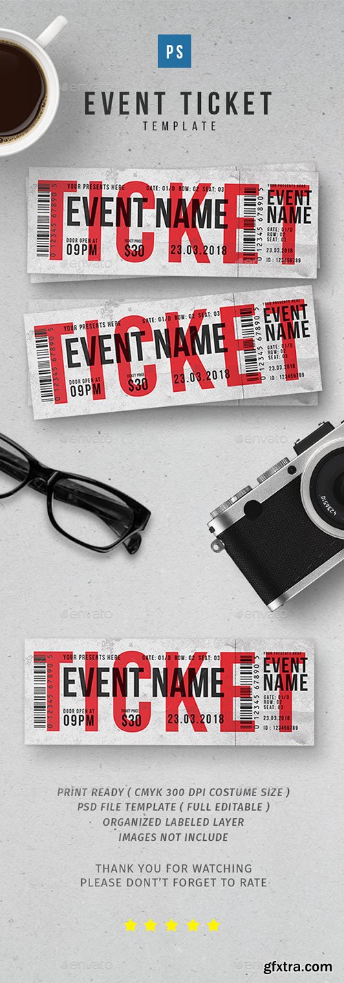 Graphicriver - Event Ticket vol.2 20550983