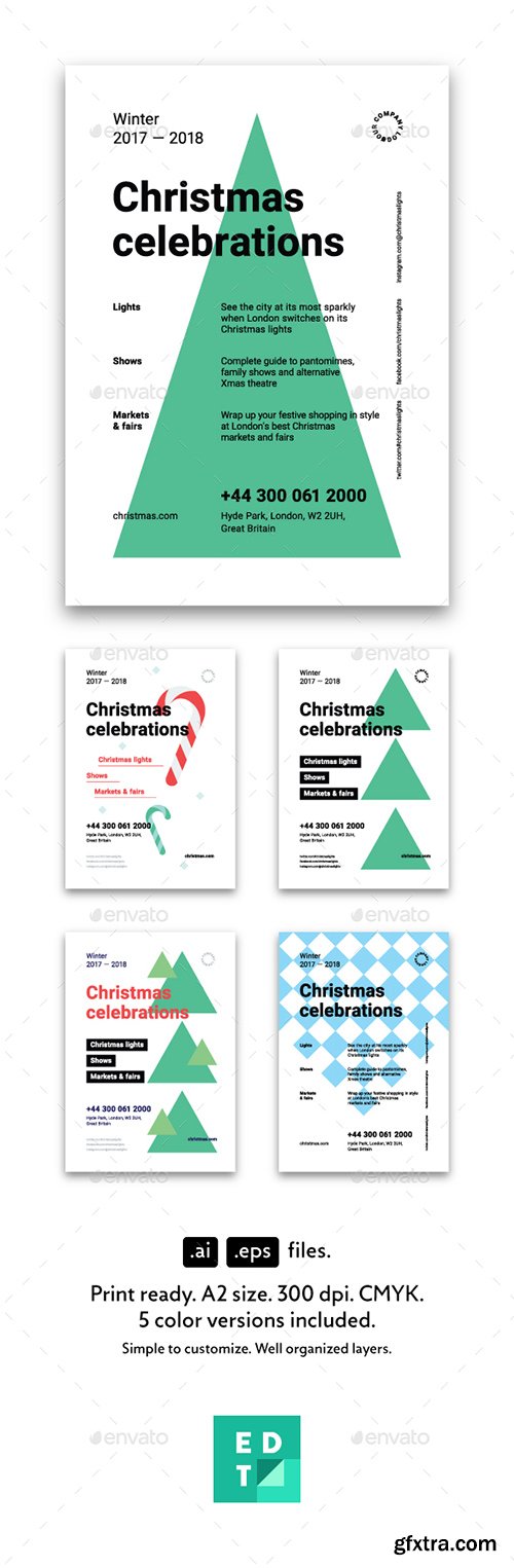 Graphicriver - Christmas Poster Template 20556008