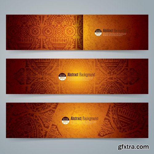 background image is an African theme flyer banner poster 25 EPS