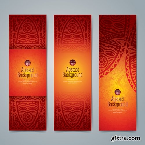 background image is an African theme flyer banner poster 25 EPS