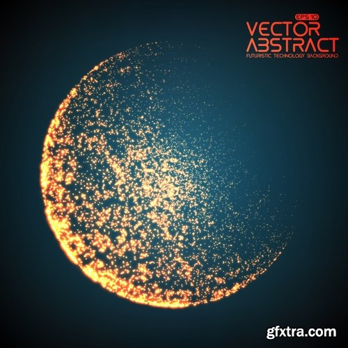 vector a background picture leather sphere ball star flash 25 EPS