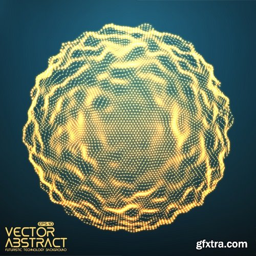 vector a background picture leather sphere ball star flash 25 EPS