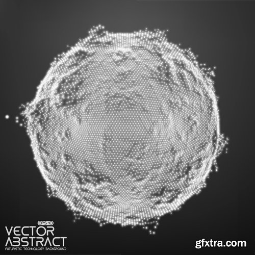 vector a background picture leather sphere ball star flash 25 EPS