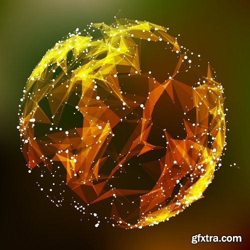 vector a background picture leather sphere ball star flash 25 EPS