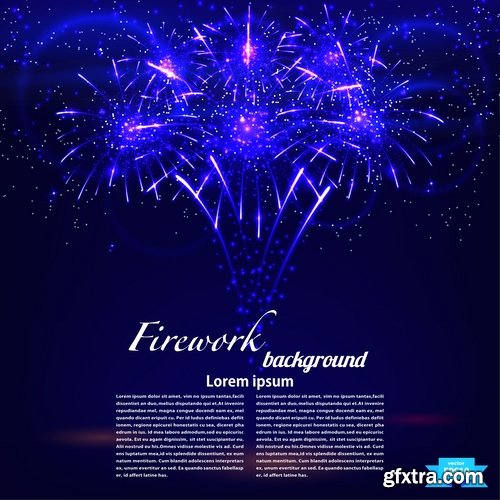 vector a background picture fireworks 25 eps