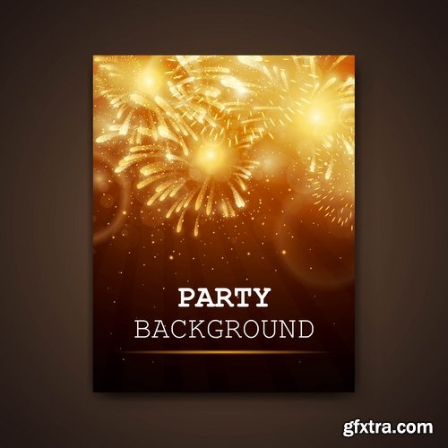 vector a background picture fireworks 25 eps