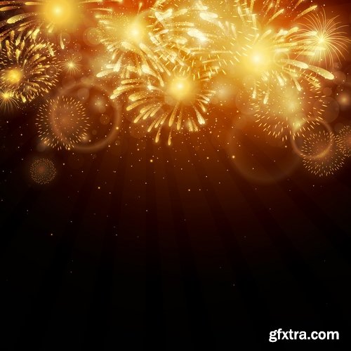 vector a background picture fireworks 25 eps