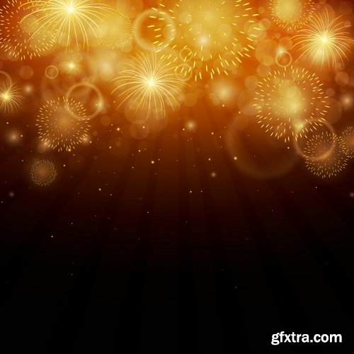 vector a background picture fireworks 25 eps