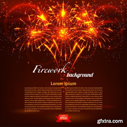 vector a background picture fireworks 25 eps