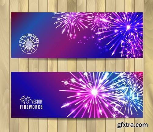 vector a background picture fireworks 25 eps