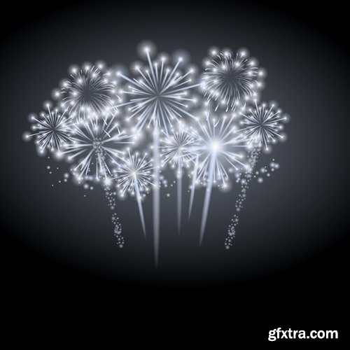 vector a background picture fireworks 25 eps