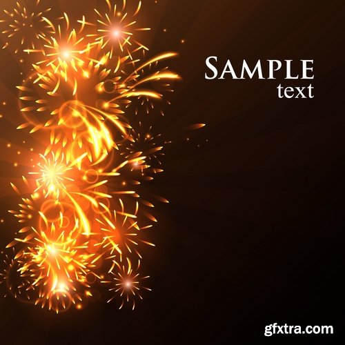 vector a background picture fireworks 25 eps