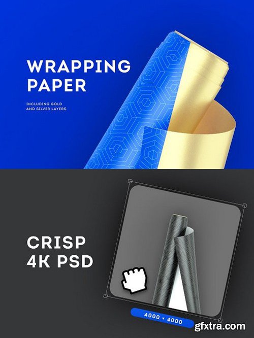 CM - Wrapping Paper Mockup 1744719