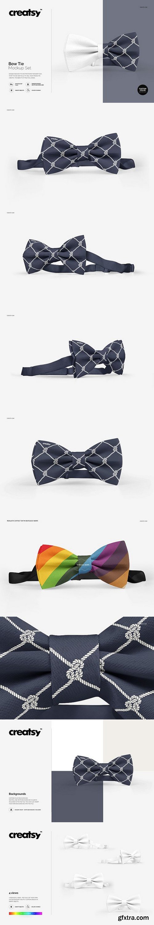 CM - Bow Tie Mockup Set 1745623