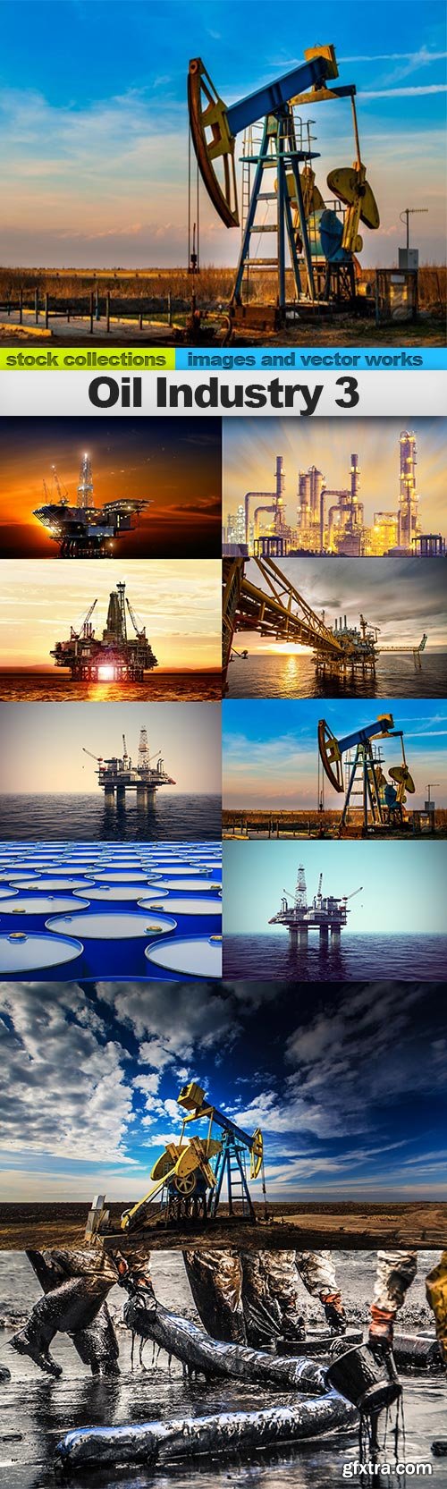 Oil Industry 3, 10 x UHQ JPEG