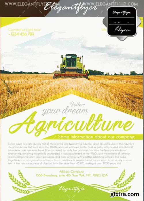 Agriculture V40 Flyer Templates