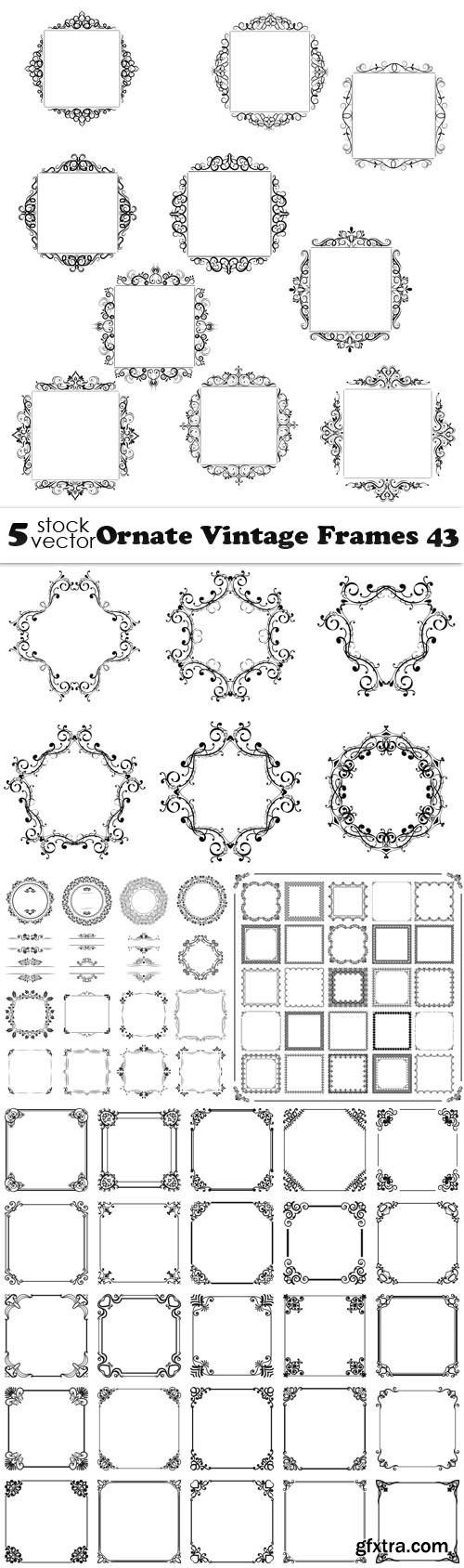 Vectors - Ornate Vintage Frames 43