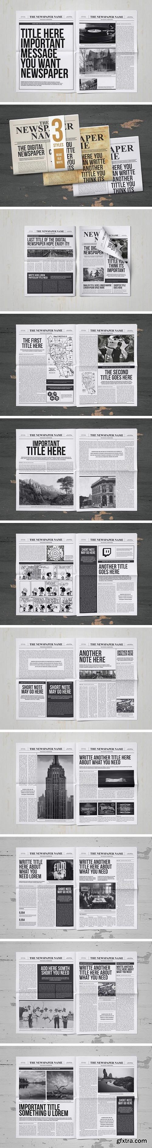 CM - Classy Newspaper Indesign Template 863975