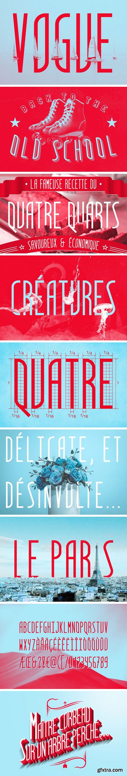 Quatre Quarts Font