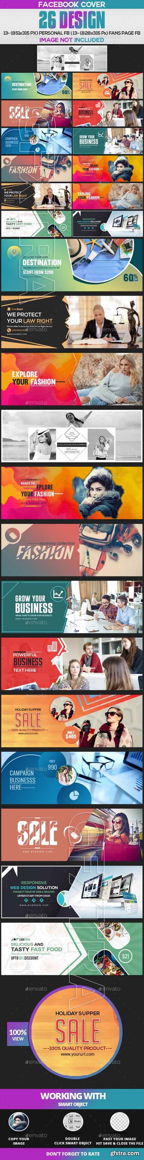 GraphicRiver - Facebook Cover Bundle - 26 Design - 10 Set 20546725