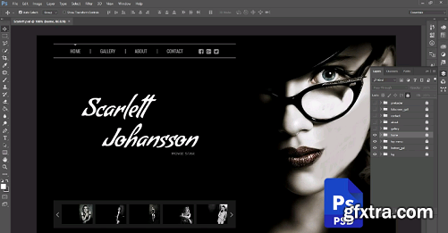 How to Design a Dark Style Website in Photoshop