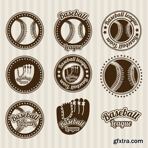 vector logo baseball sports 25 EPS