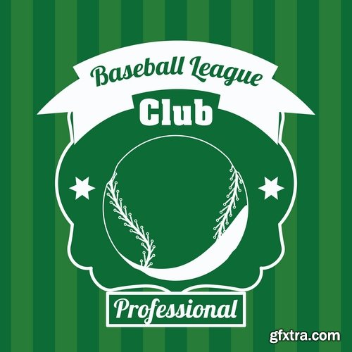 vector logo baseball sports 25 EPS