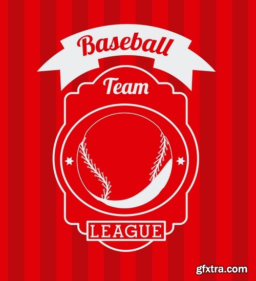 vector logo baseball sports 25 EPS