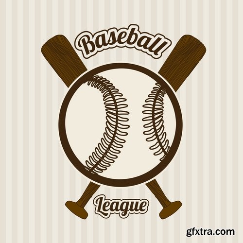 vector logo baseball sports 25 EPS