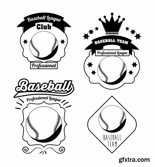 vector logo baseball sports 25 EPS