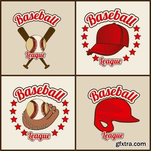 vector logo baseball sports 25 EPS