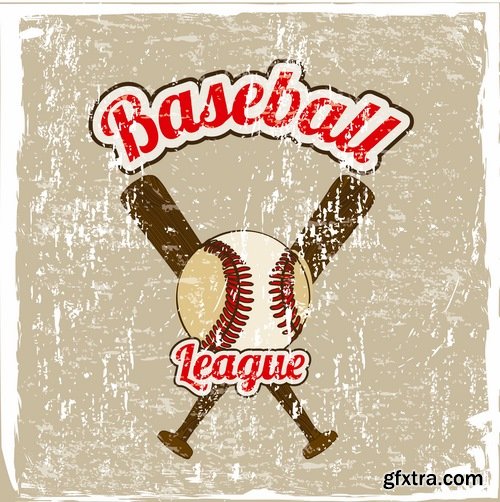 vector logo baseball sports 25 EPS