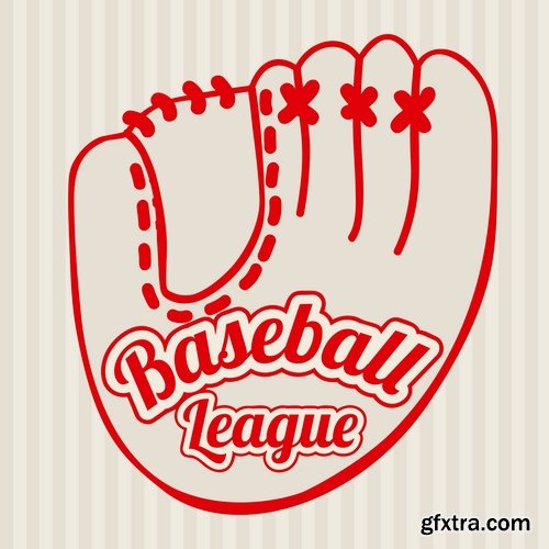 vector logo baseball sports 25 EPS