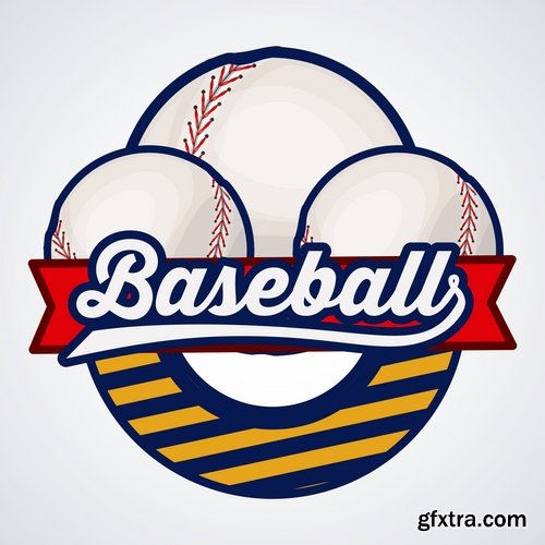 vector logo baseball sports 25 EPS