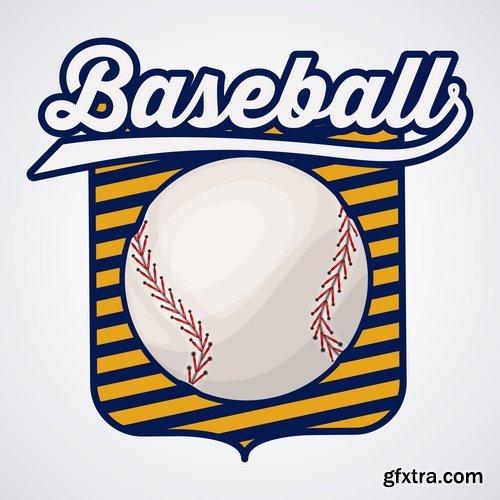 vector logo baseball sports 25 EPS