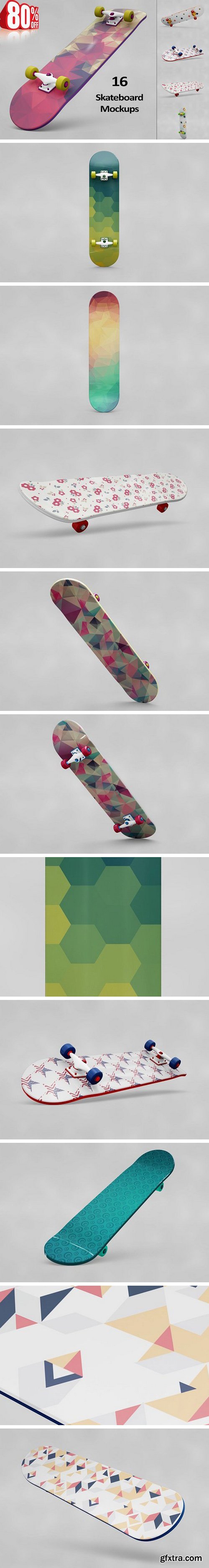 CM - Bundle Skateboard Mockup 1711941