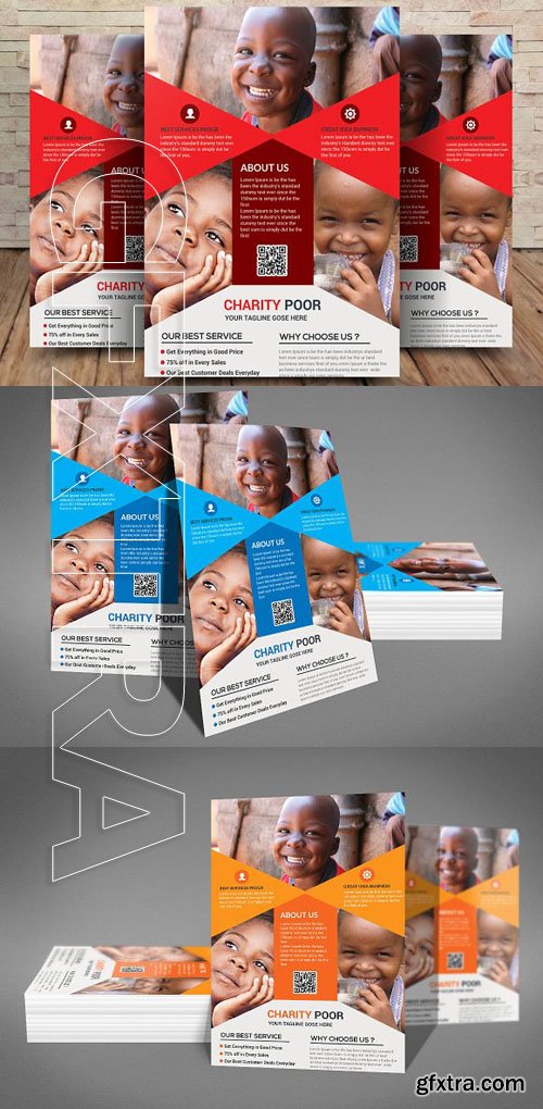 CreativeMarket - Charity Fundraisers Flyer 1813648