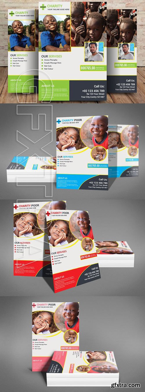 CreativeMarket - Charity Fundraisers Flyer 1813615