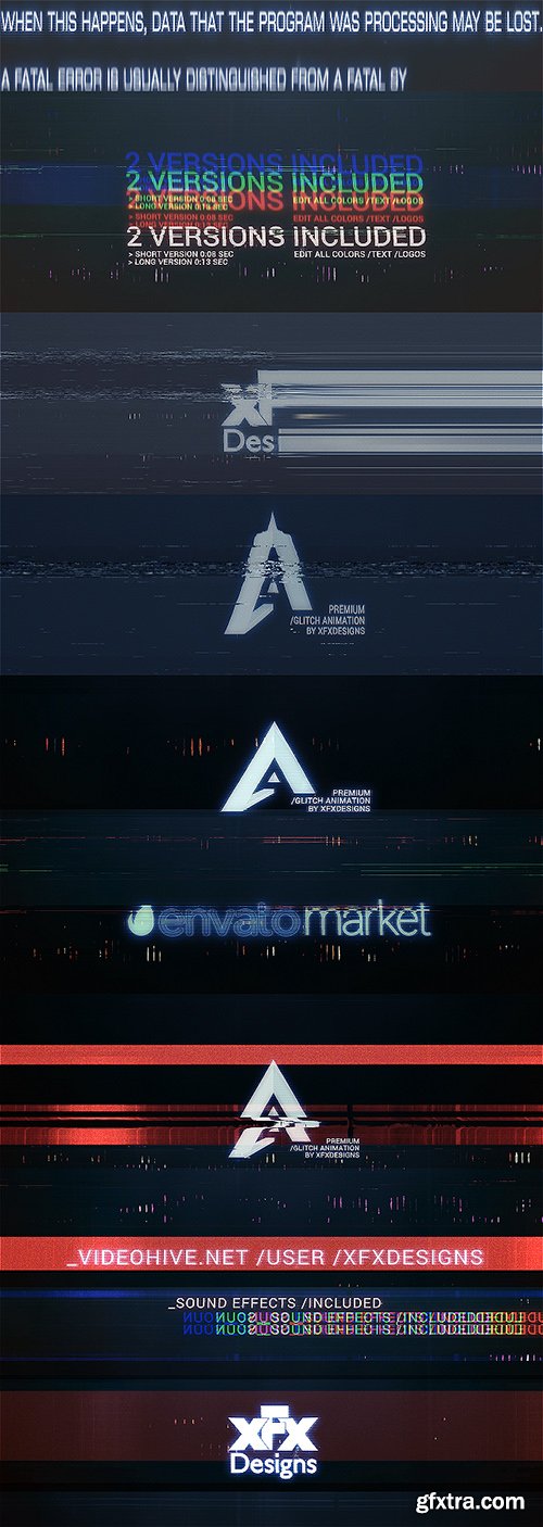 Videohive The Ultimate Glitch Logo Intro V2 | Fatal Error 19929250