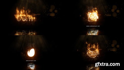 Videohive - Realistic Fire Logo 2 - 20537273