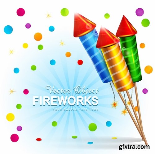 background picture fireworks firecracker rocket 25 EPS