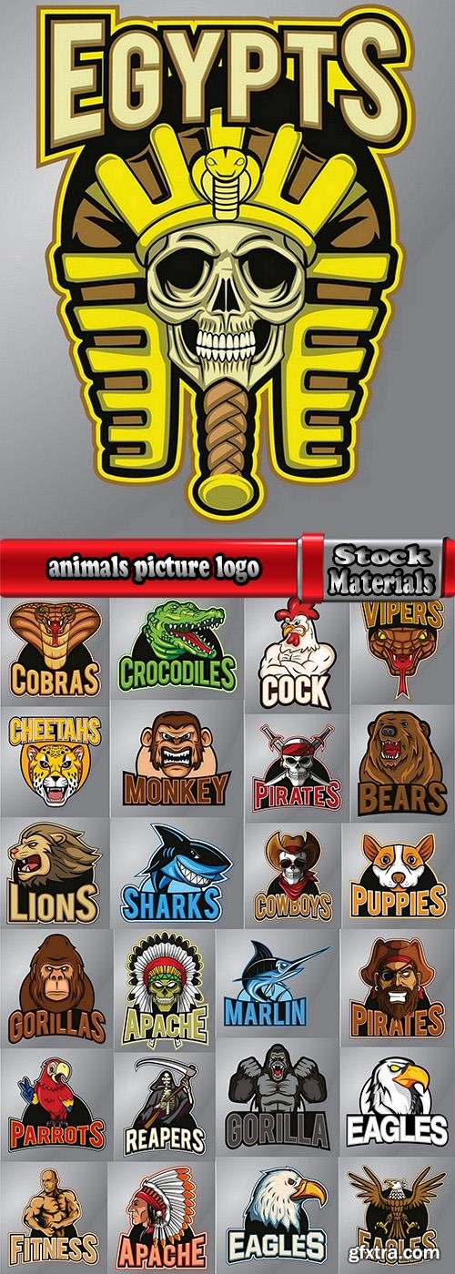 vector animals picture logo business 25 eps