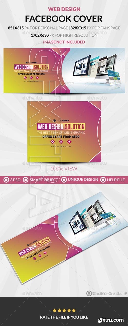 GraphicRiver - Web Design Facebook Cover 20509166