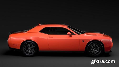 Dodge Challenger SRT Hellcat Go Mang 3D Model