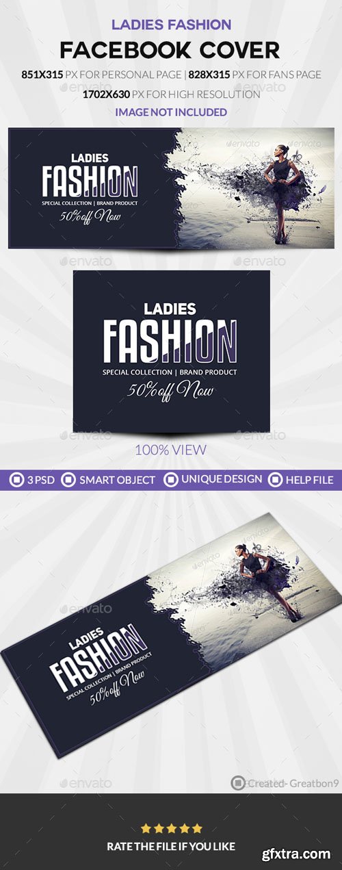 GraphicRiver - Fashion Facebook Cover 20509953