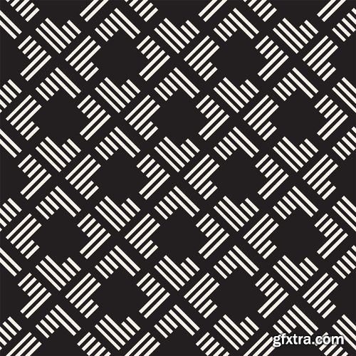 Modern abstract geometry seamless pattern design 8